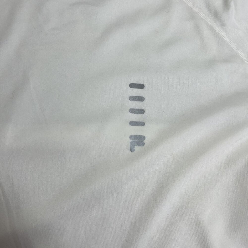 Fila Performa Mens White Crew T-Shirt XL Made in USA - Picture 6 of 12